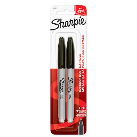 12 Packs: 2 ct. (24 total) Sharpie® Fine Point Black Permanent Markers